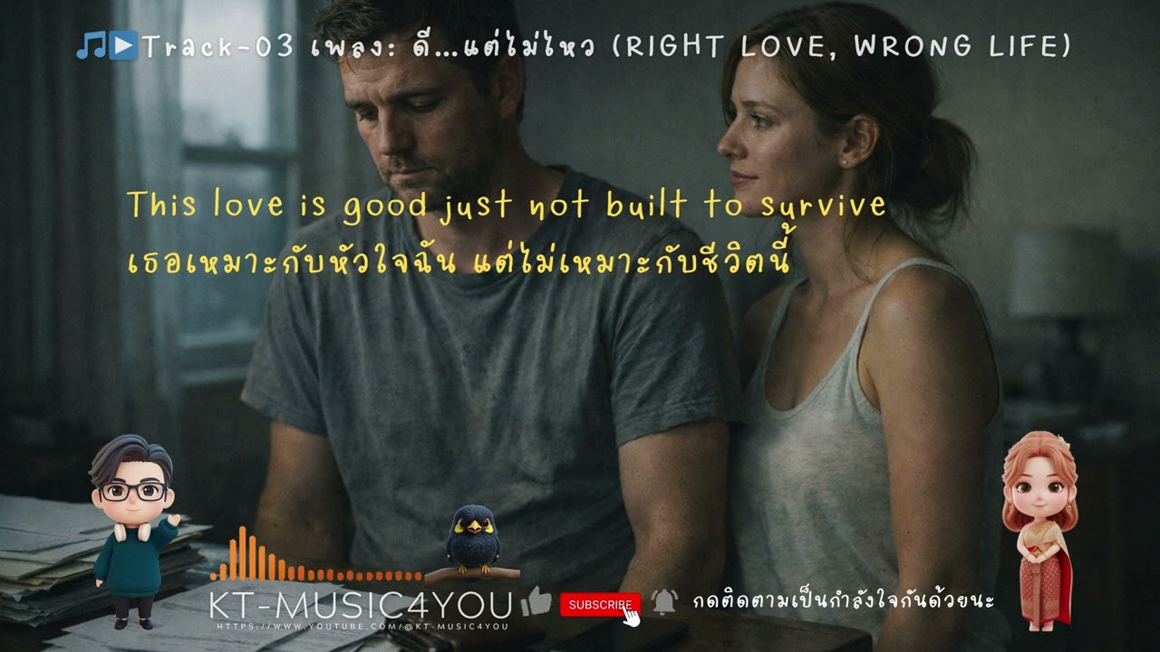 🎵▶️Track 03 เพลง ดี…แต่ไม่ไหว RIGHT LOVE, WRONG LIFE
