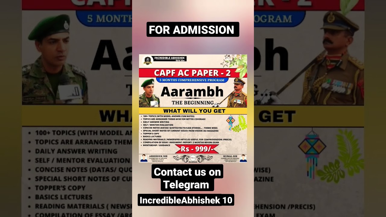 Capf AC Paper 2