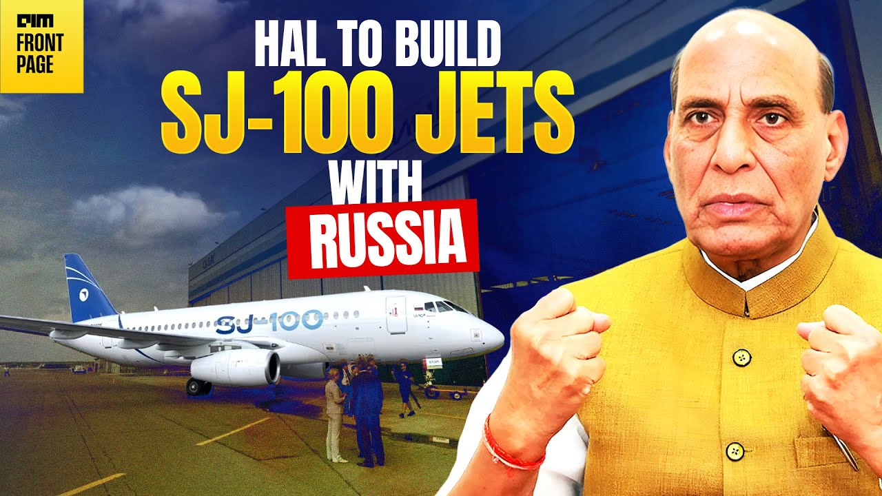 HAL Signs MoU With Russia to Manufacture SJ-100 Passenger Aircraft in India