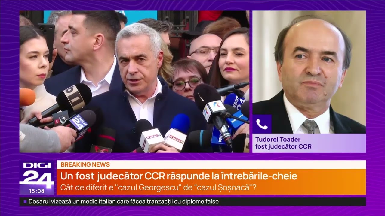 Studio politic. Tudorel Toader: „BEC nu și-a depășit competențele” în cazul lui Georgescu