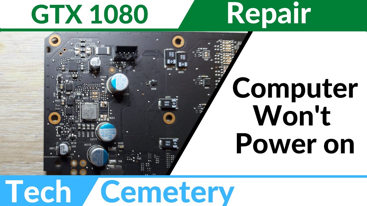 Nvidia GTX 1080 Repair #2 - Computer won't power on
