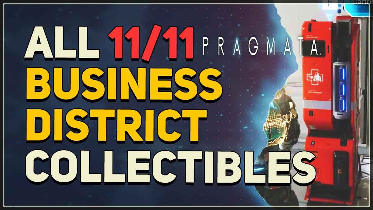 Pragmata All Business District Collectible Locations (100%)