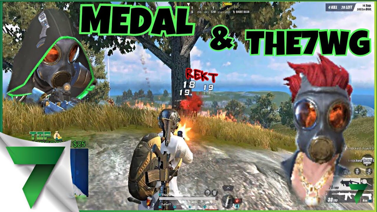 RoS YOUTUBERS vs MEDALCORE & THE7WG SQUAD! | Rules of Survival