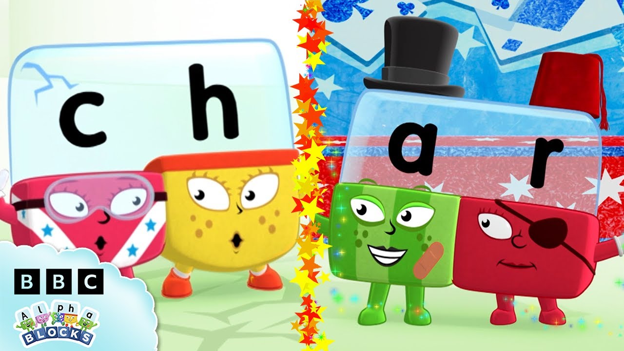 'AR' & 'CH' Sounds 🥁 | March Spelling and Reading for Kids | ABC | @officialalphablocks