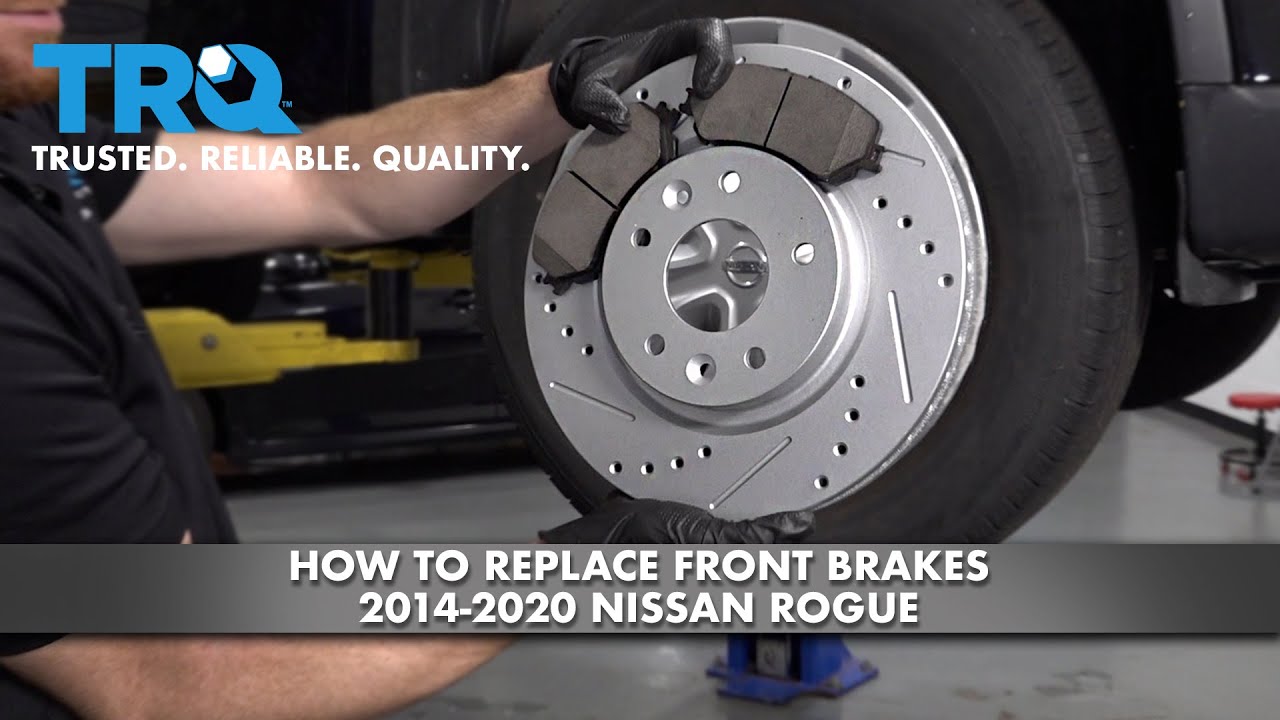 Как заменить передние тормоза на Nissan Rogue 2014-2020