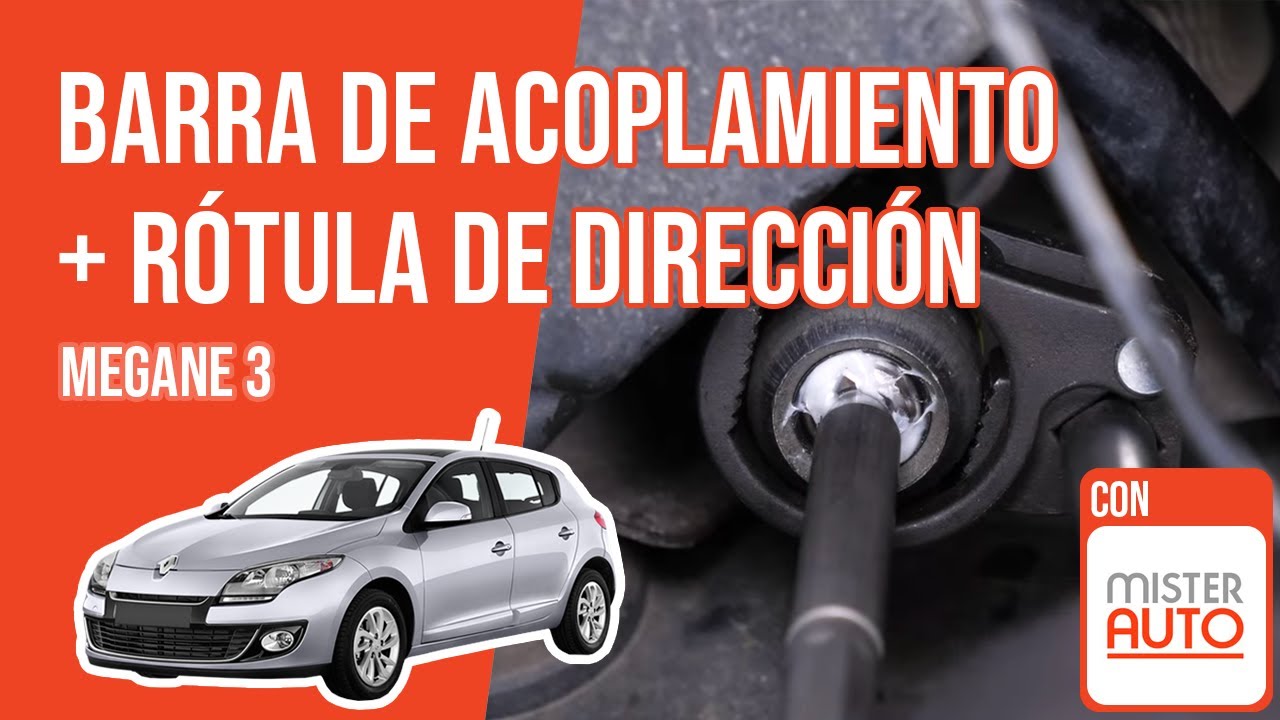 Cómo cambiar la barra de acoplamiento y la rótula de dirección Megane 3 🚗