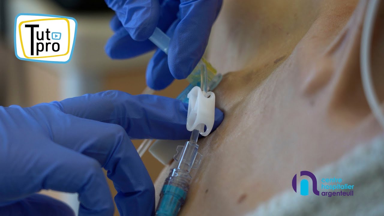 Retrait d'une aiguille de Huber (PPS flow+)
