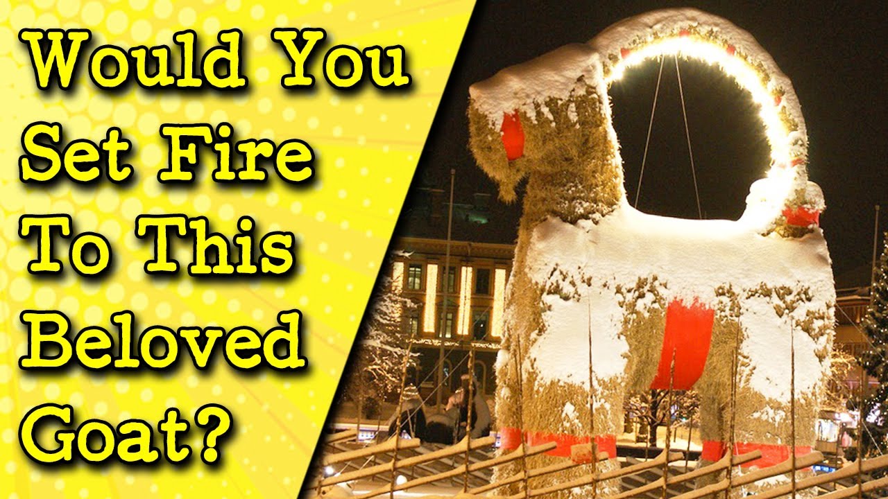 The World's Most Flammable Tradition: The Gavle Goat | Fascinating History