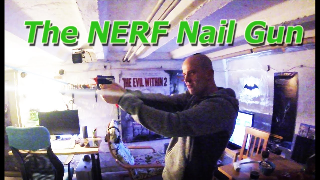 The NERF nail Gun (real nails)