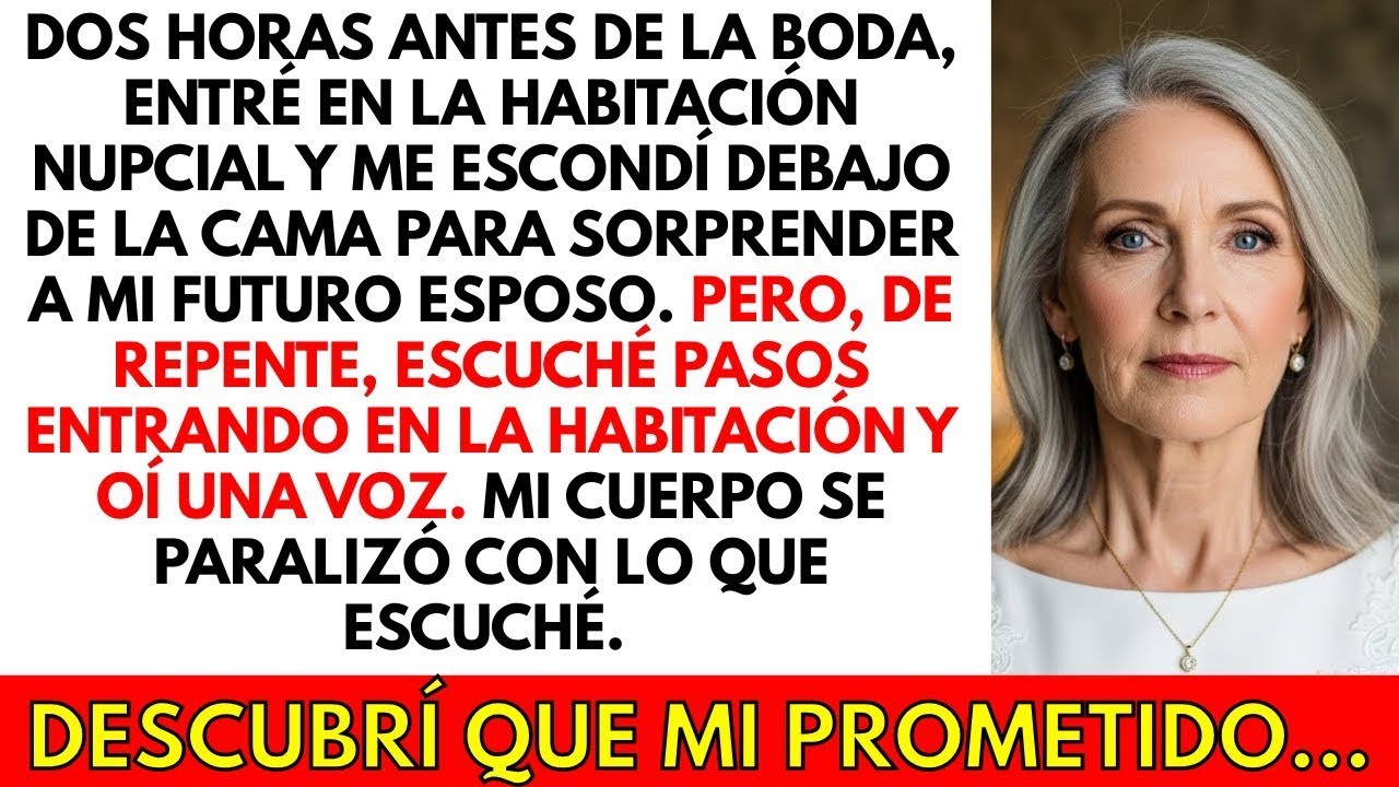 Me escondí debajo de la cama para darle una sorpresa a mi futuro esposo, pero quedé en shock cuando…