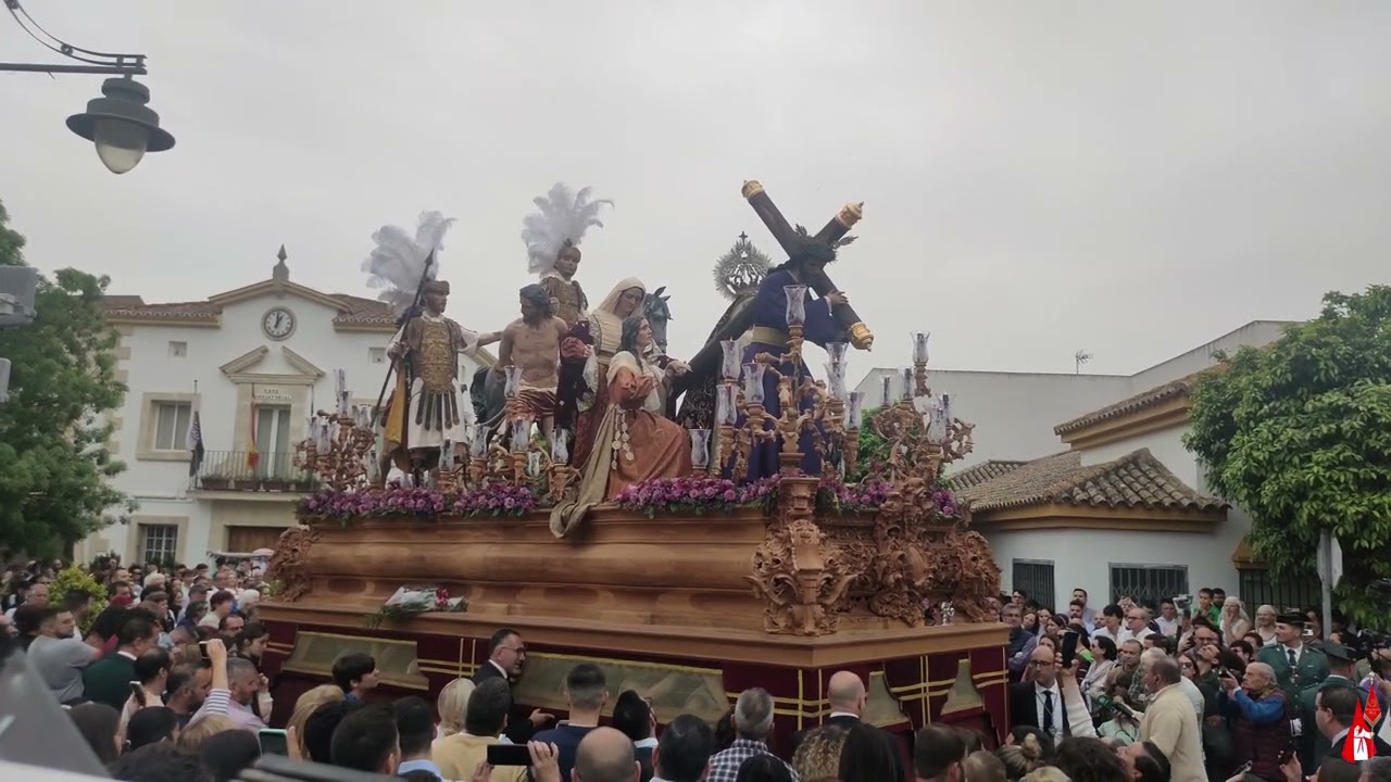 La Entrega revirando a C/ Caulina |Sábado de Pasión | Semana Santa Jerez 2024