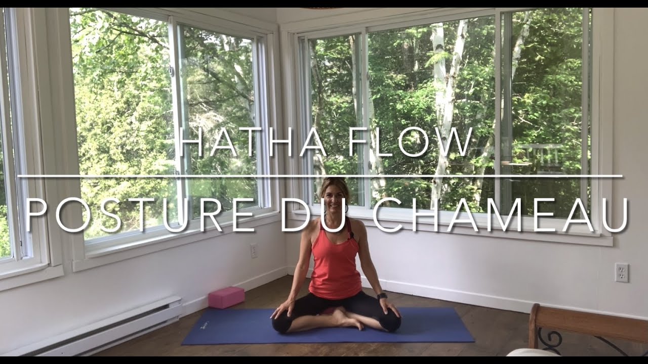 Hatha flow - posture du chameau