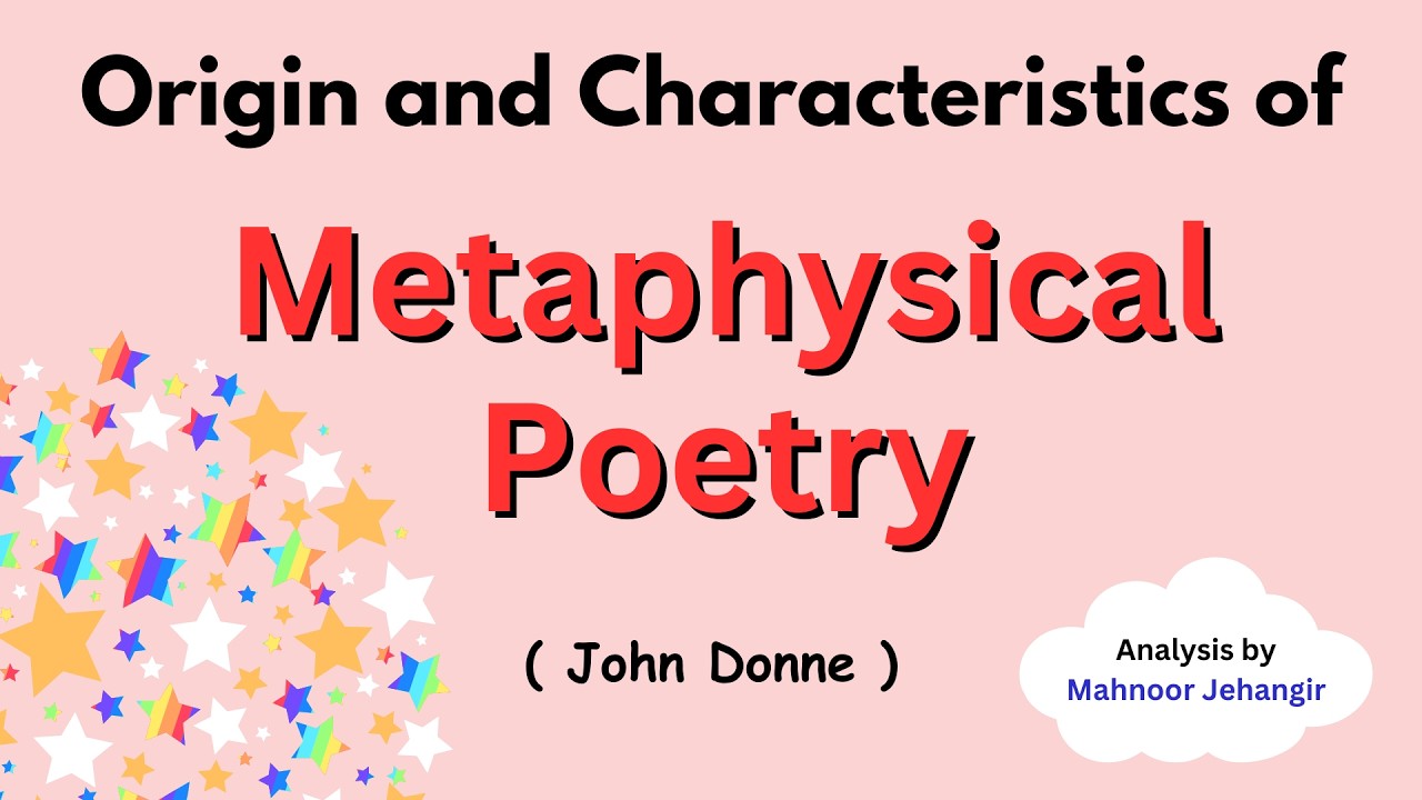 What is Metaphysical Poetry? Characteristics of Metaphysical Poetry, Metaphysical Poets