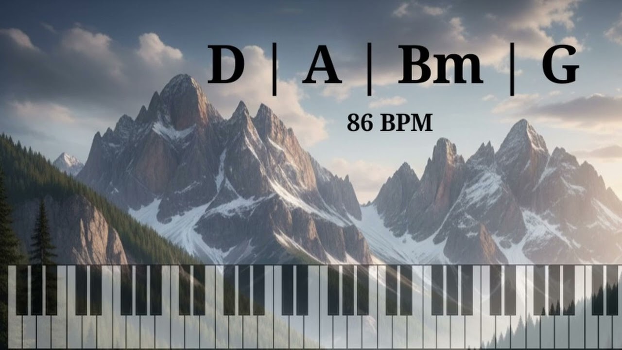 Pop Piano Loop 86 BPM [D major]