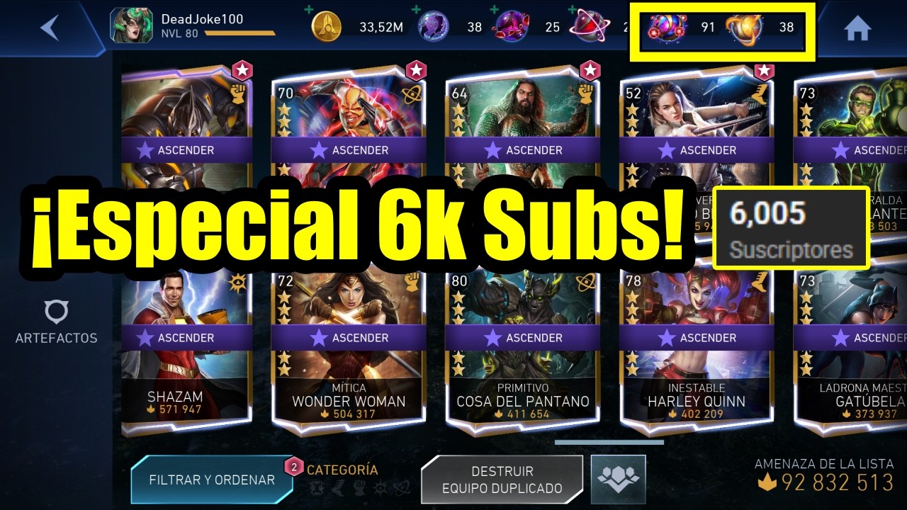 ¡Mejorando Personajes Inútiles para Celebrar! | Injustice 2 Mobile