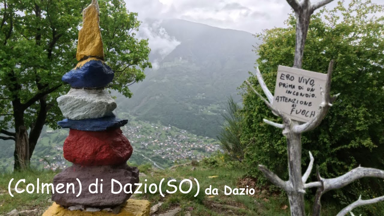 Culmine (colmen) di Dazio 913mt. da Dazio. Valtellina (SO). Rif. La Casermetta.