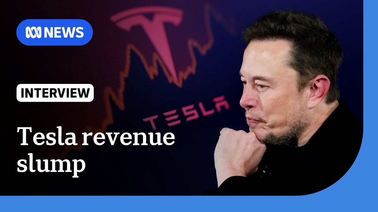 Tesla chief Elon Musk warns of 'few rough quarters' after profit plunge | The World | ABC NEWS