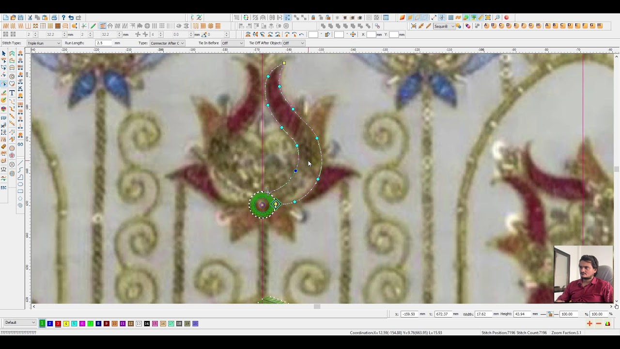 Gopinathji Embroidery Designe Studio Live Stream Class 1