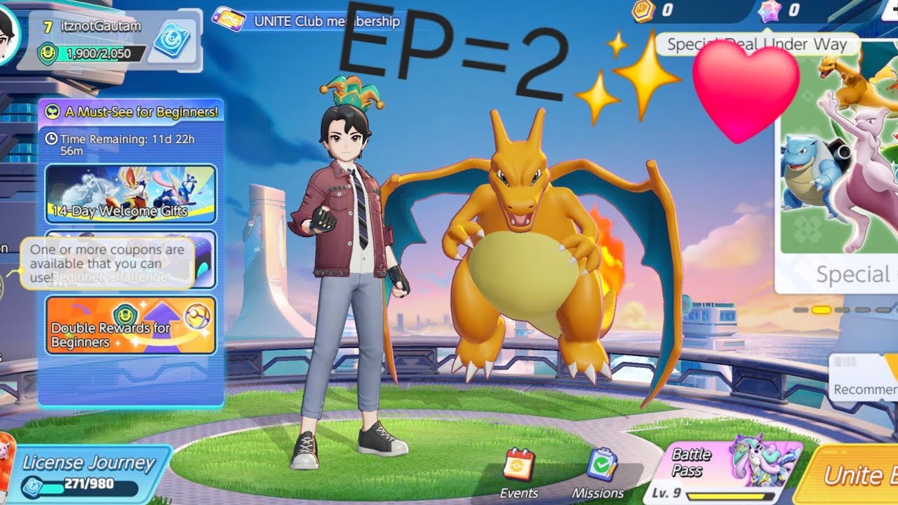 EP=2 OF POKEMON UNITE✨️॥Rank match🥶॥@itz_not_Gautam14 #gaming #viralvideo #s26Ultra #winner #Pokemon