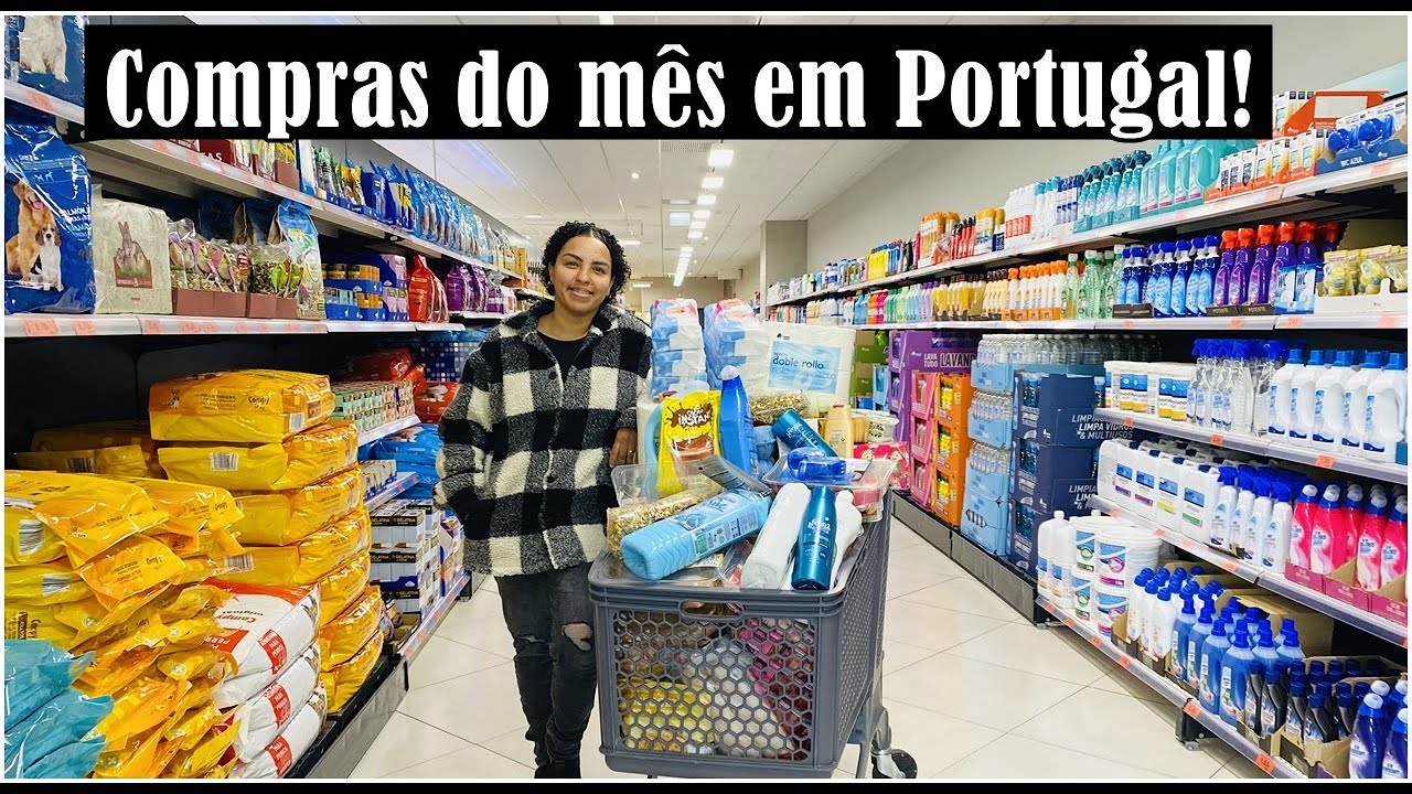 COMPRAS DO MÊS NO MERCADONA 🛒 Quanto gastamos? O MELHOR MERCADO EM PORTUGAL!