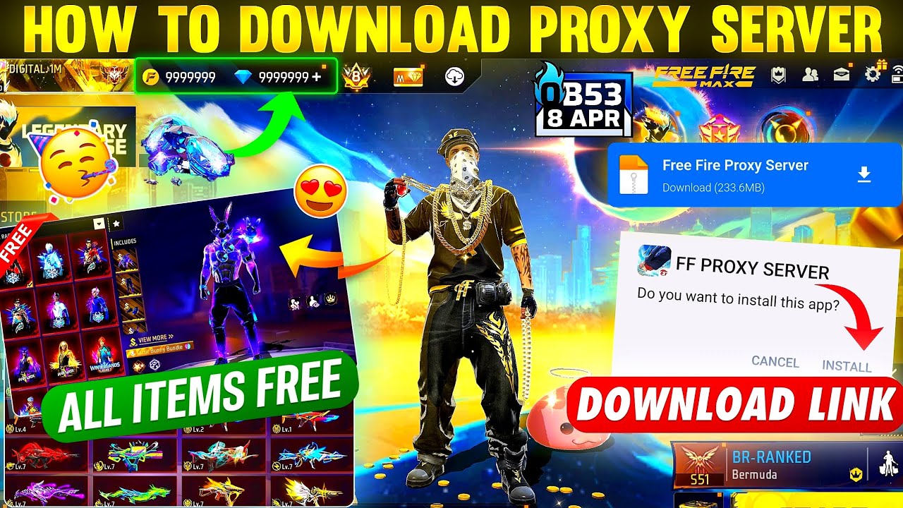 How To Download Proxy Server In Free Fire 💯😱🔥 | Free Fire Proxy Server | Proxy Server Free Fire