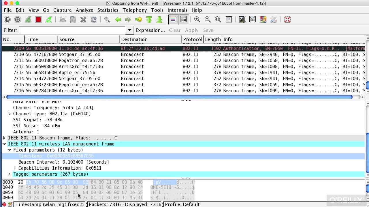 Wireless Hacking 37 Wireshark