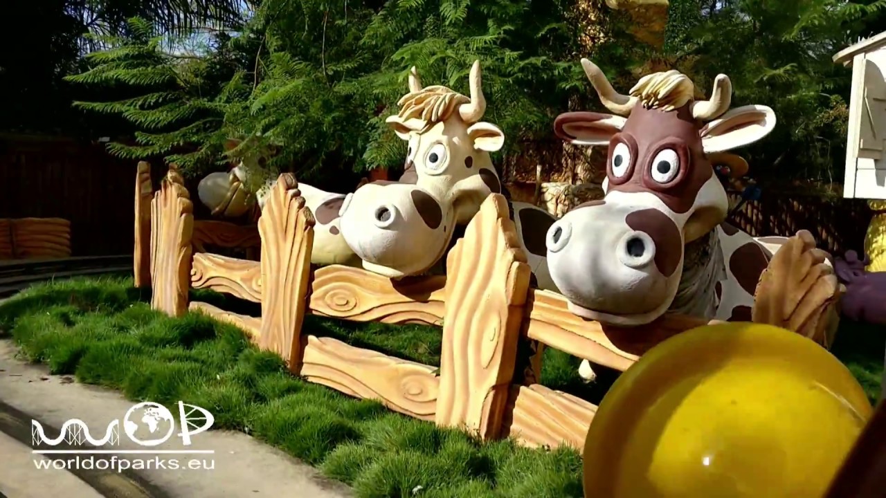 La Granja de Elmo OnRide PortAventura Traktorfahrt POV - la Ferme d’Elmo Port Aventura World
