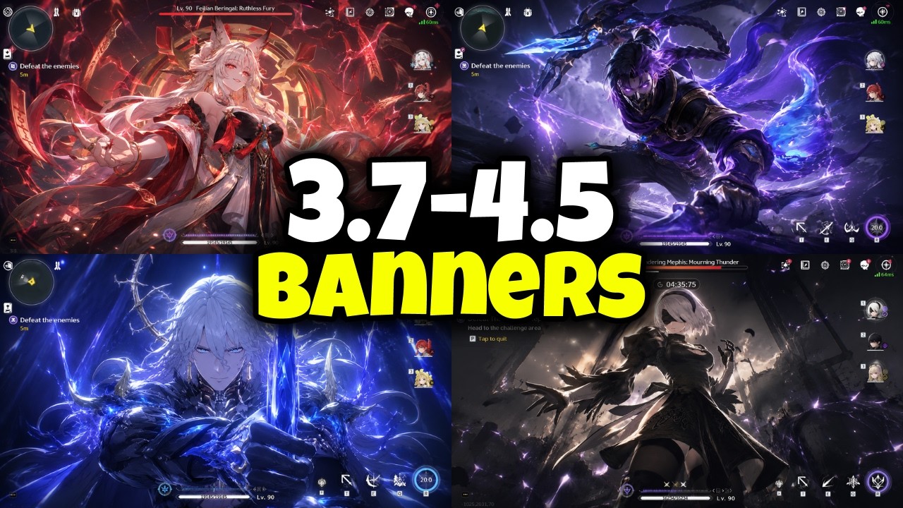 FULL 3.7 TO 4.5 BANNER ROADMAP!!! HSIN'S FOUR FORMS, LILY, SP LEAKS & A NEW COLLAB! [WuWa]