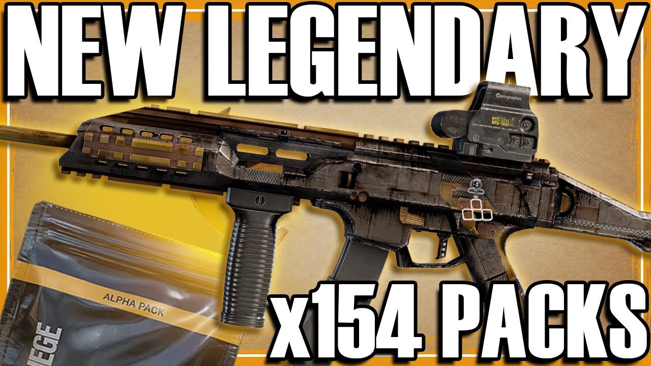 NEW Alpha Pack Legendaries! - Rainbow Six Siege (154 Alpha Pack Opening)