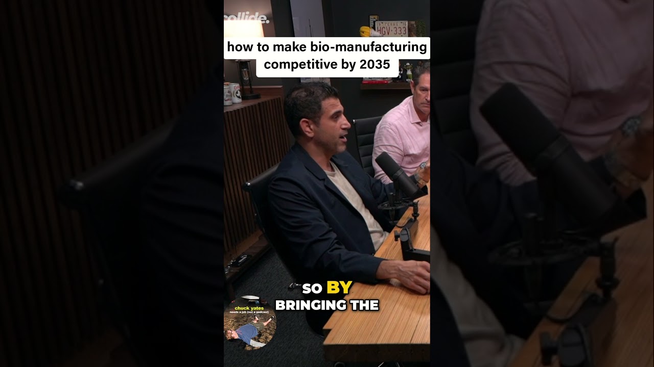 biomanufacturing will win when costs drop, not just for sustainability, catch the full video exclusi