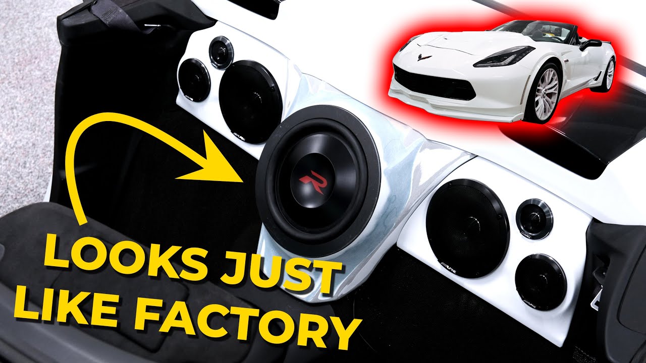 We're Tearing Apart this CUSTOM Stereo Build in a Corvette C7 Z06!
