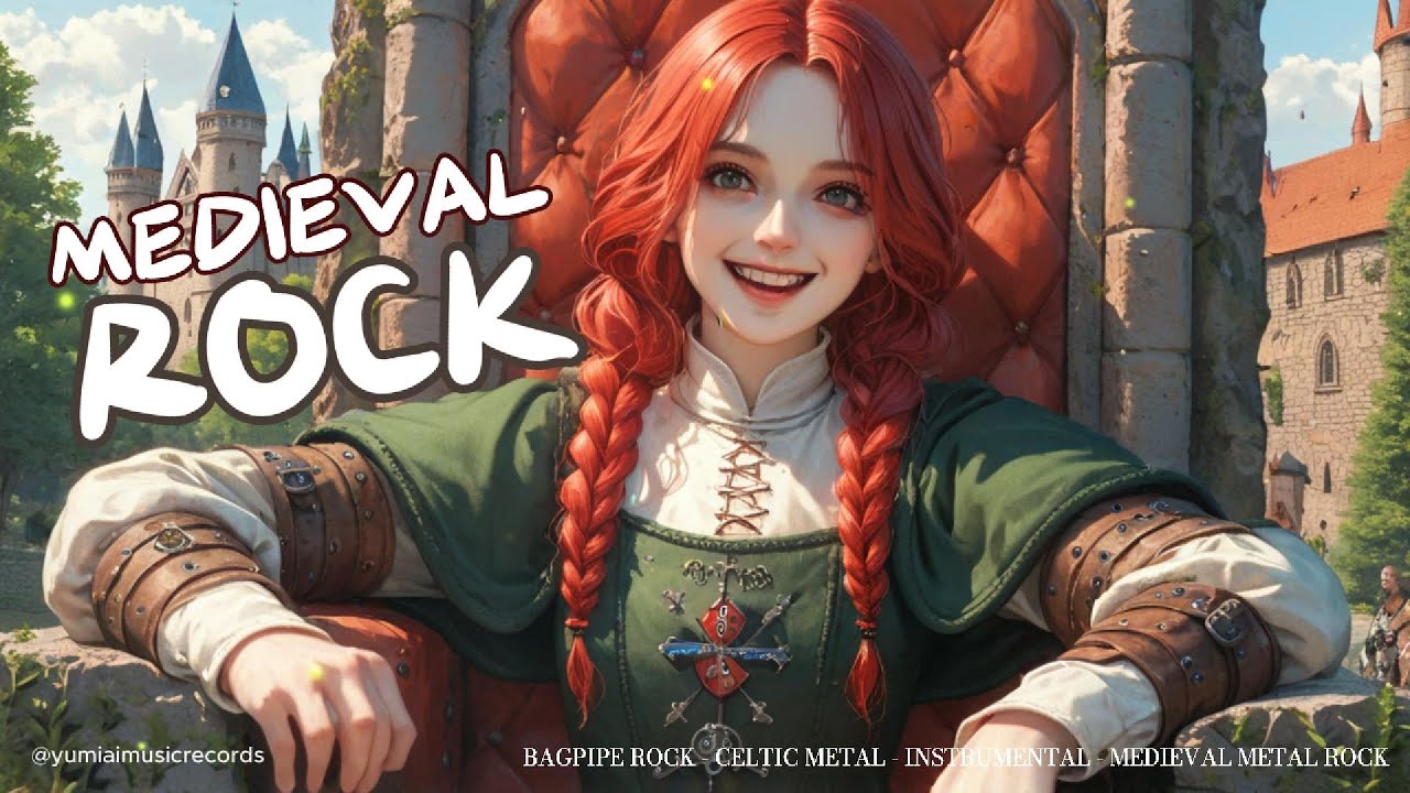 Just a Girl on the Throne 🏰 [2-HOUR] Metal for Gaming, Workouts & Work ⚔️🧝 Instrumental Medieval