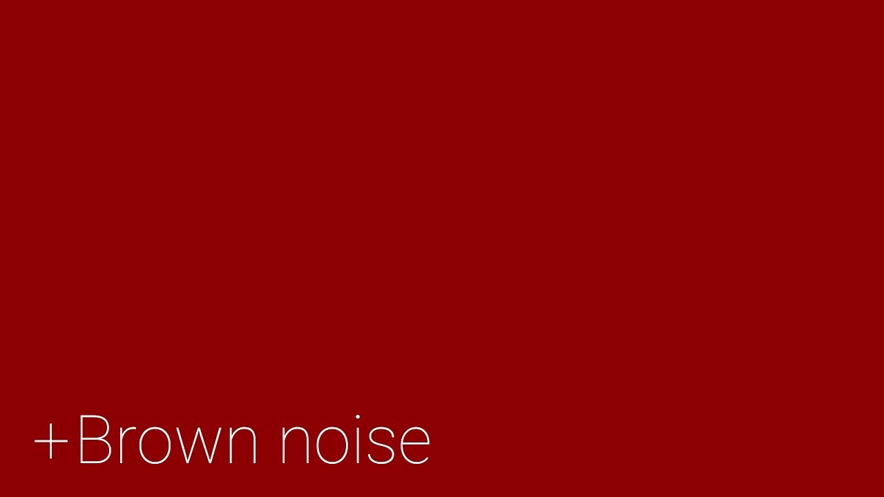 Deep Red Light Therapy 🌙 10 Hours | Brown Noise for Sleep & Anxiety Relief | No Blue Light 4k