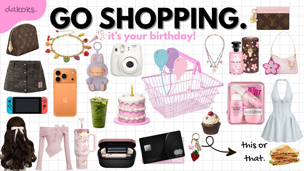 GO SHOPPING | Birthday Edition.🎂🩷