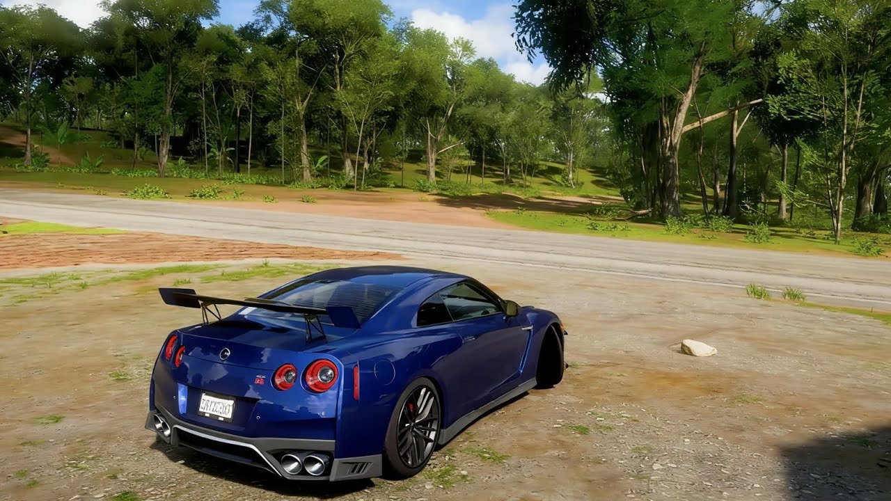 Nissan GTR R35 Pure Sound - Forza Horizon 5 | Relaxing Jungle Drive (4K)