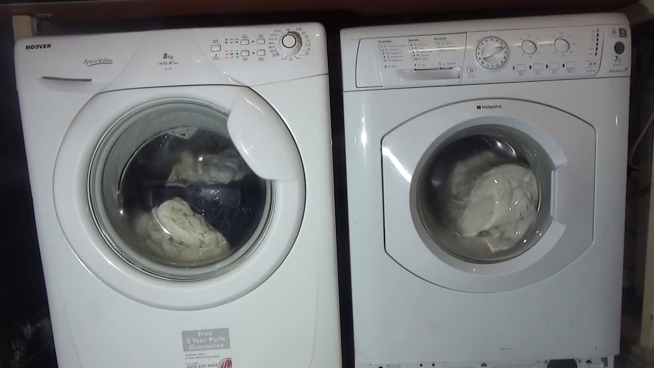 Wash Race No.187 : Hoover vs Hotpoint - synthetics 50'c