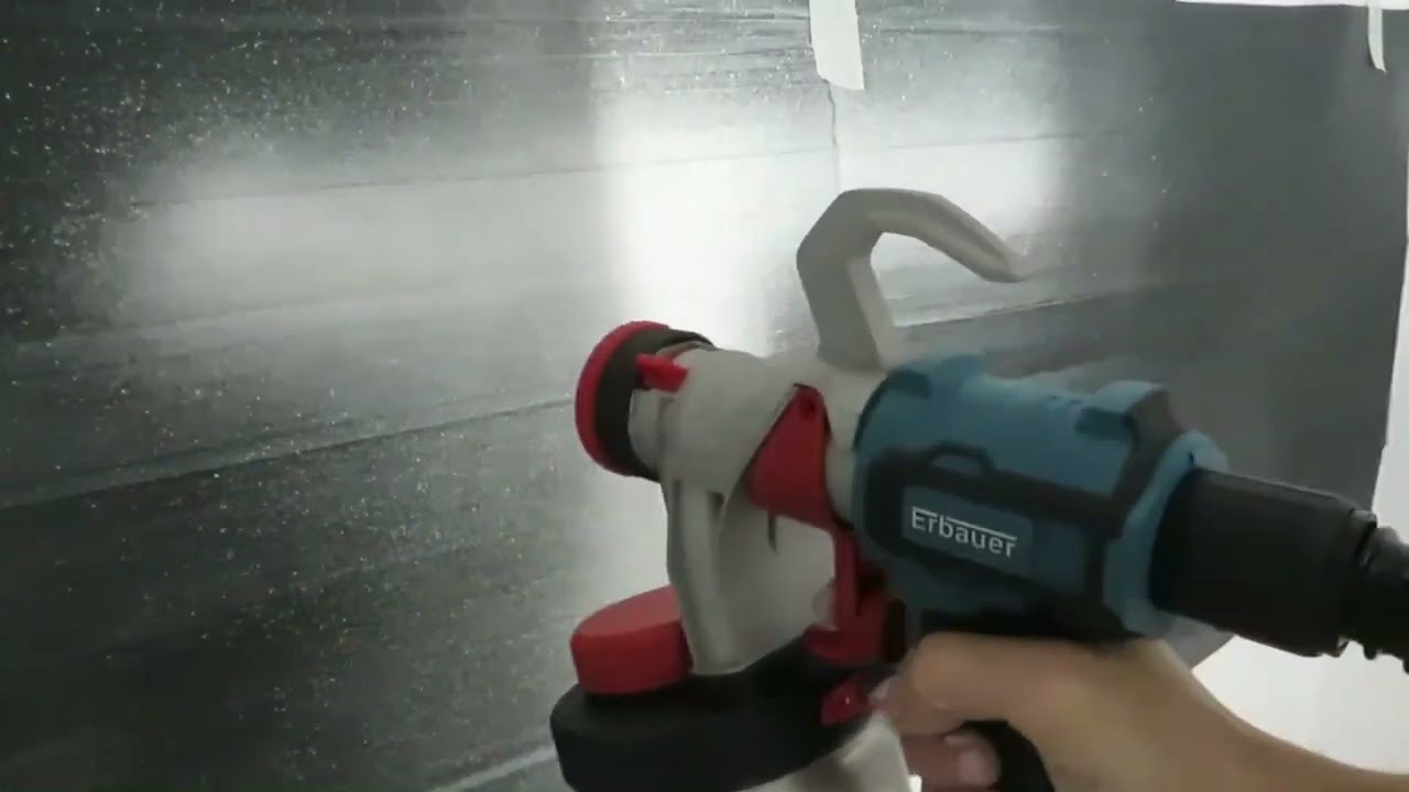 ERBAUER EPS800 HOW TO SET UP YOUR SPRAY GUN FOR SPRAYING PART 2