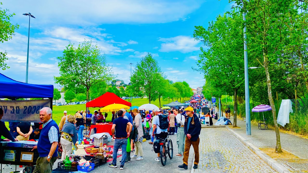 Flea Market in Porto, Portugal ~ April 20, 2024