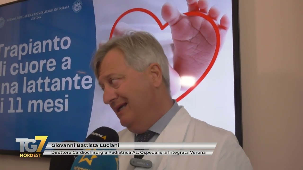 Trapianto di cuore  a 11 mesi