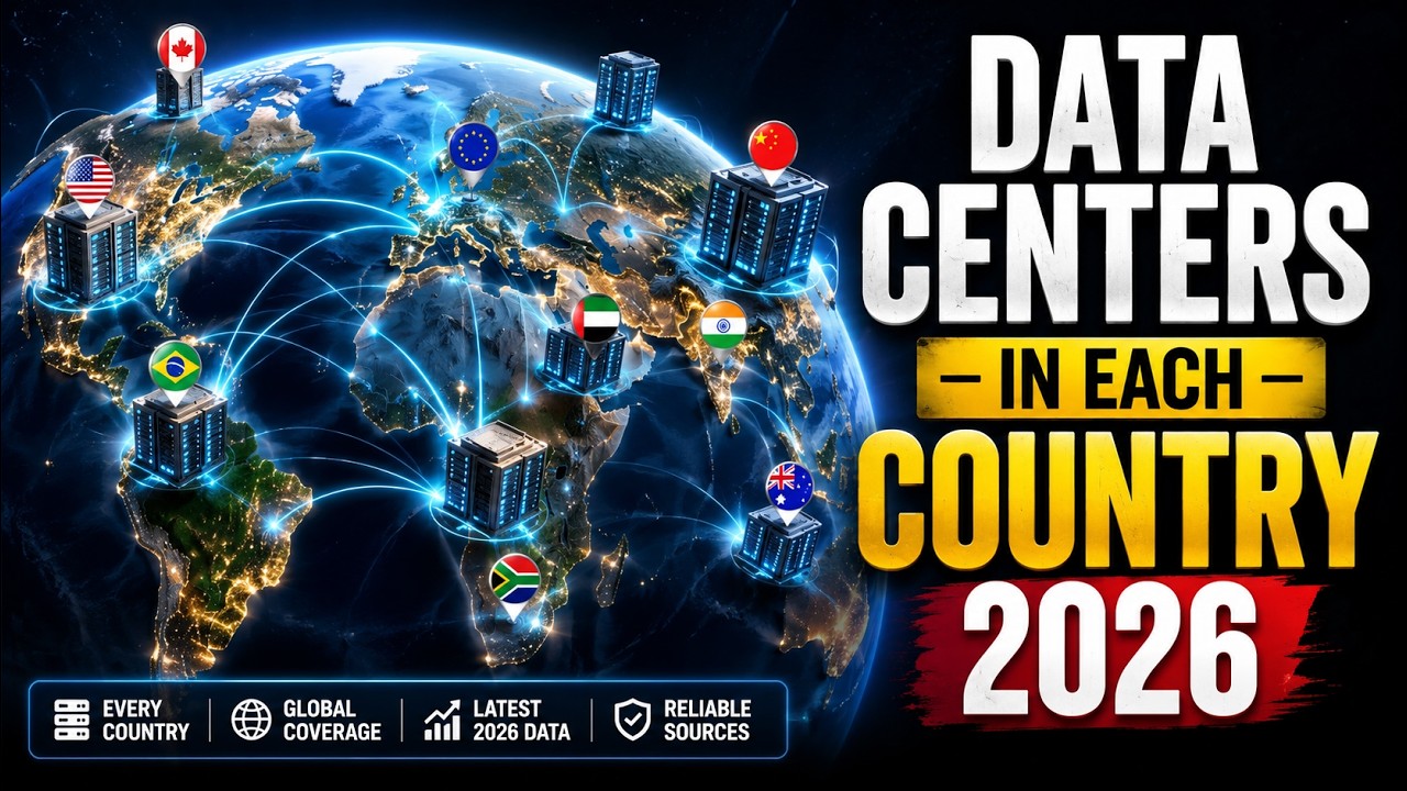 The Countries Controlling the Internet in 2026 | Global Data Center Statistics 🌍