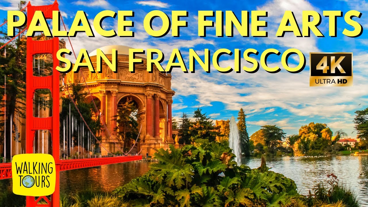 Walking thru San Francisco to the Palace of Fine Arts | 4K Walking Tour