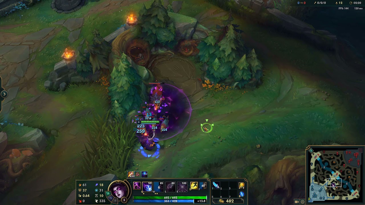 Morgana Jungle 2:55 6 camps fullclear leashless, 1 smite 100% hp