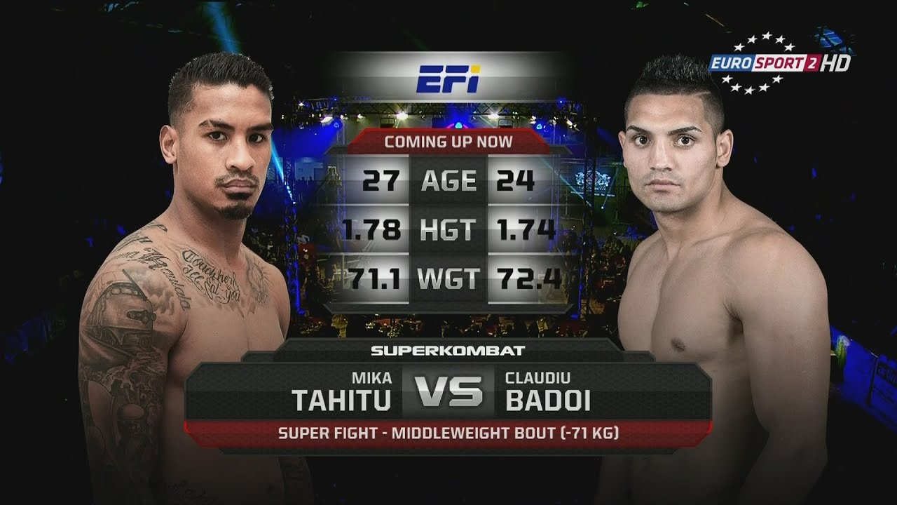 Mika Tahitu vs Claudiu Badoi Superkombat 07 November 2015 Bucharest