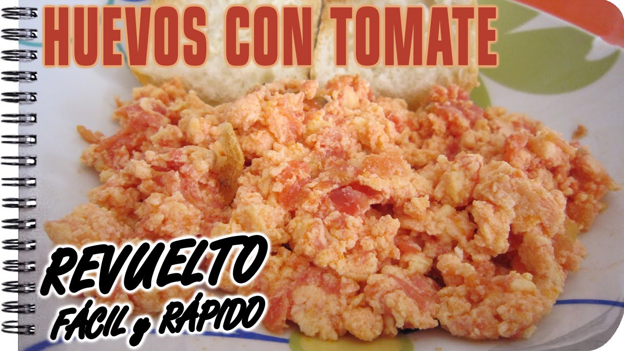 HUEVOS CON TOMATE | RECETA RÁPIDA Y FACILÍSIMA