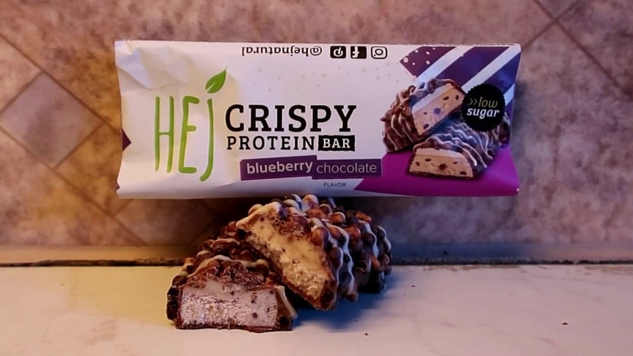 #Taste-Test- HEJ Crispy Proteinbar ✳Blueberry Chocolate✳