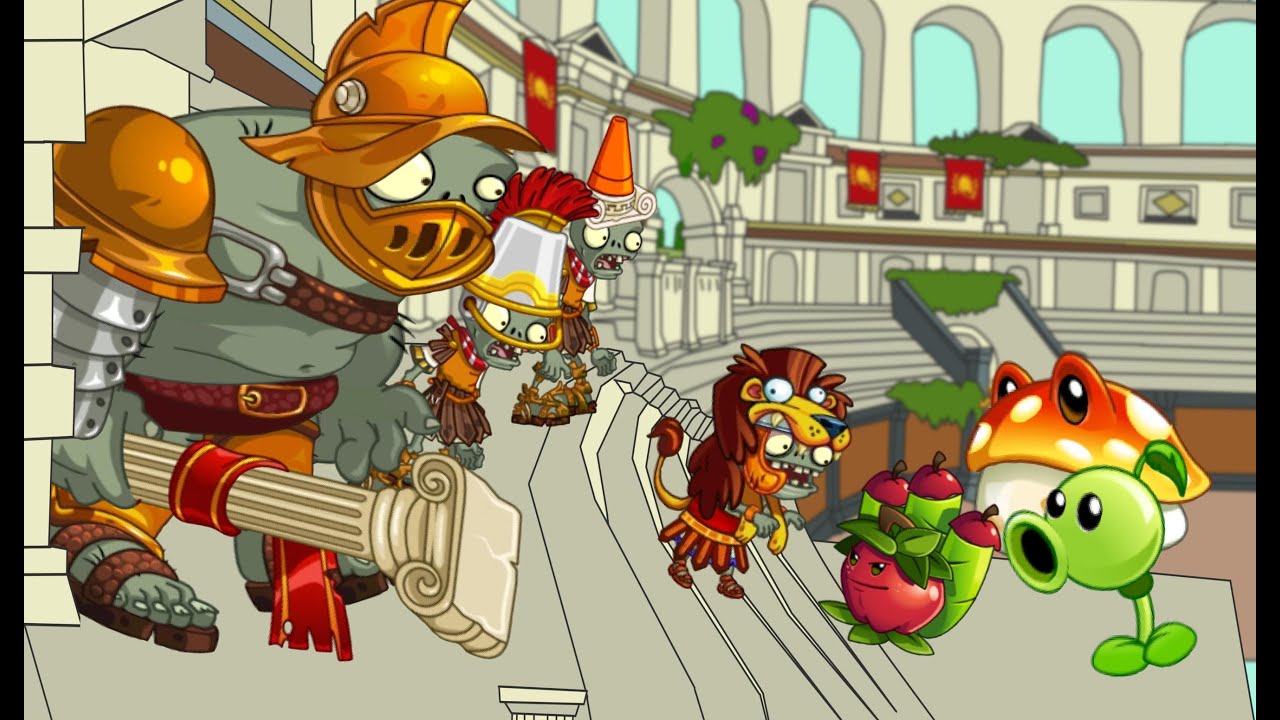 Plants vs. zombies 2 Animation Ancient Rome