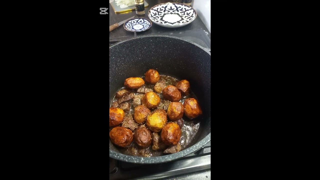 Qozon kabob anjoncha 😋😁Albatta tayyorlab ko'ring bittada o' xshab chiqadi ❤️