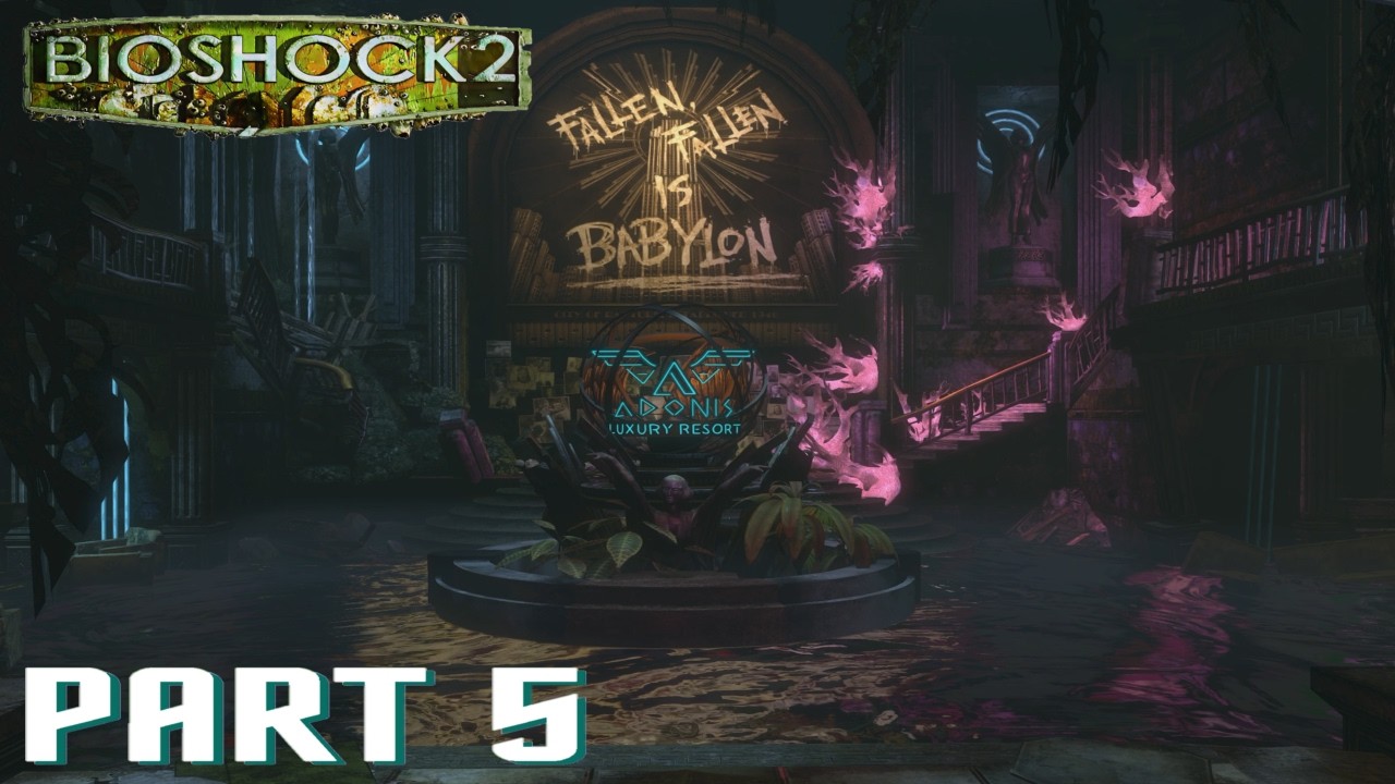 BIOSHOCK 2 REMASTERED-blind Playthrough-Hard Difficulty 100% Walkthrough-GAMEPLAY-PART 5-4K 60FPS