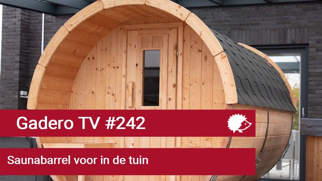 #242 Saunabarrel voor in de tuin