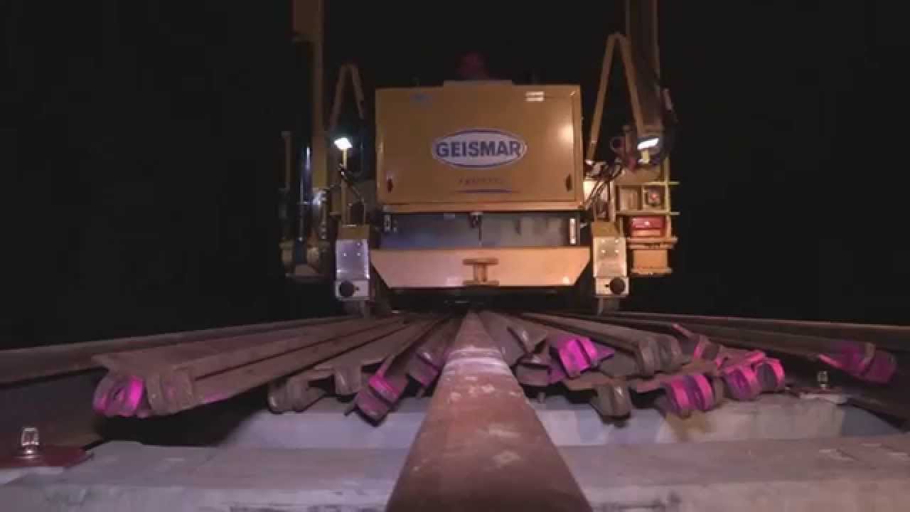 S2PV, le système de pose de voie innovant de Colas Rail